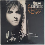 Melissa Etheridge signed Brave and Crazy album COA proof autographed vinyl record Star