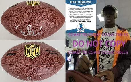 Teddy Bridgewater Panthers Broncos Vikings signed Duke football proof Beckett COA