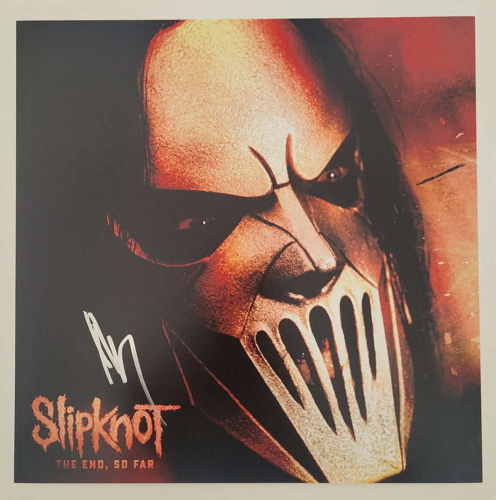Mick Thompson Slipknot metal band signed 12x12 photo COA autographed STAR