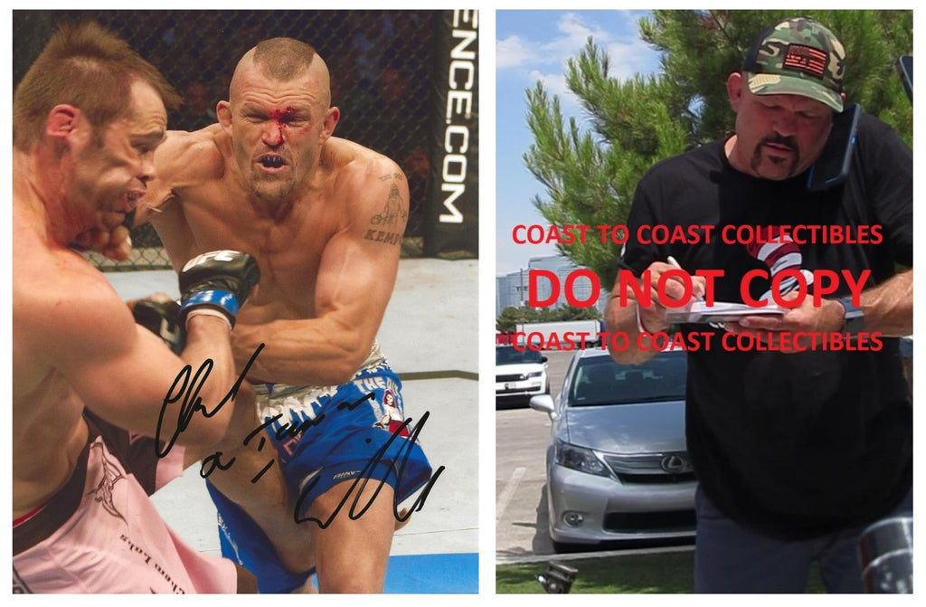 Chuck Liddell MMA Champion signed UFC 8x10 photo COA exact proof autographed.
