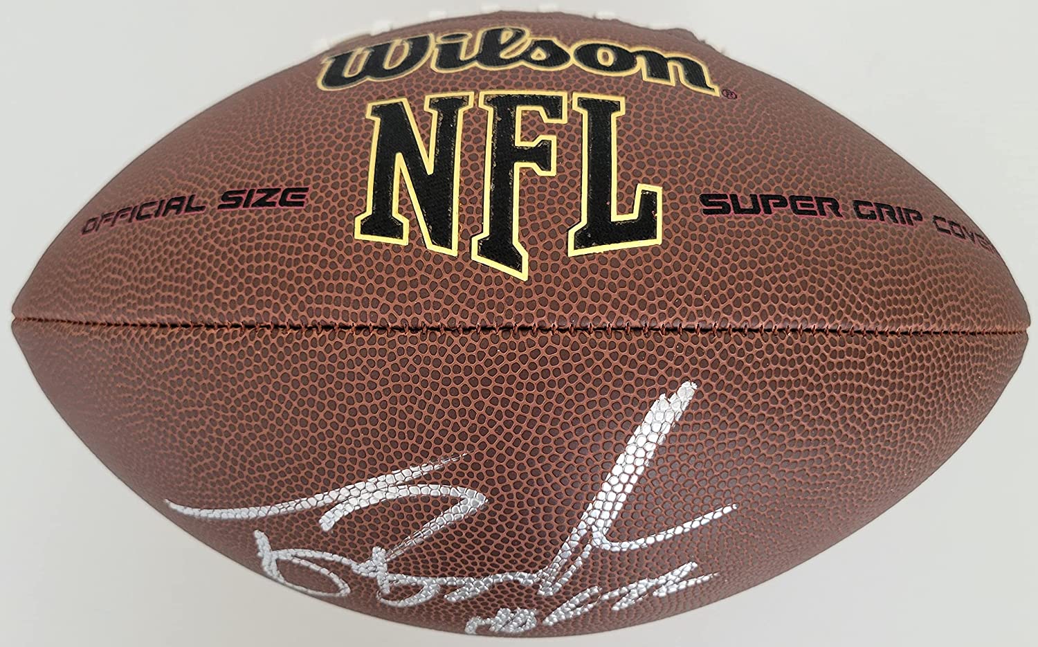 Tony Boselli Jacksonville Jaguars USC signed NFL football COA proof autographed.