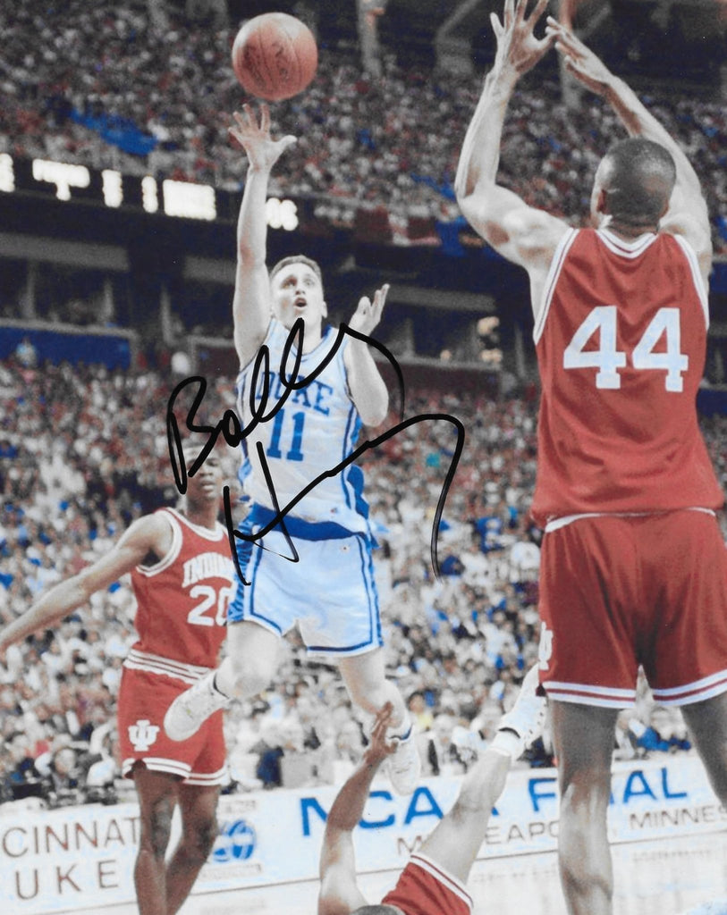 Bobby Hurley signed Duke Blue Devils basketball 8x10 photo proof COA autographed.