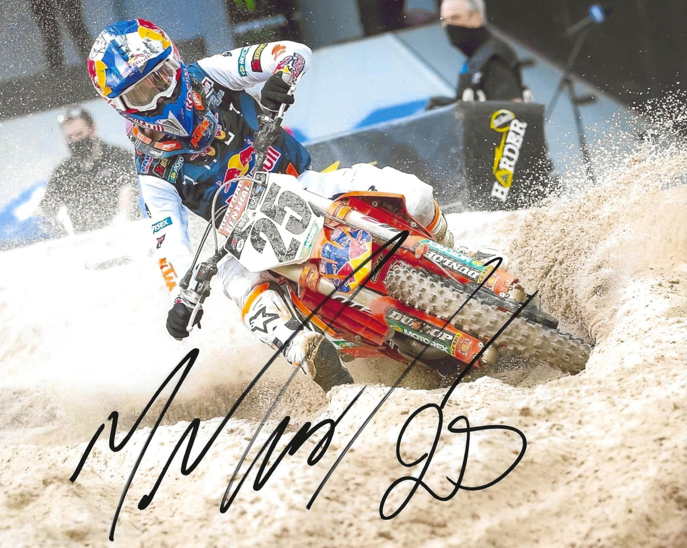 Marvin Marquin Motocross Supercross Racer Signed 8x10 Photo COA Proof Autographed