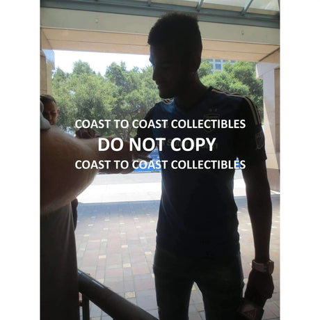 Anibal Godoy, San Jose Earthquakes, Panama, signed, autographed, soccer 8x10 photo - COA and proof.