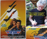 Tom Skerritt signed autographed Tom Gun 12x18 poster photo Viper Proof COA STAR
