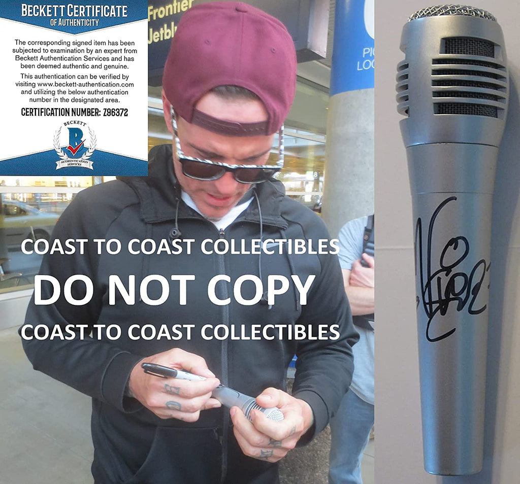 Vanilla Ice rapper Ice Ice Baby signed Microphone proof Beckett COA autographed mic STAR
