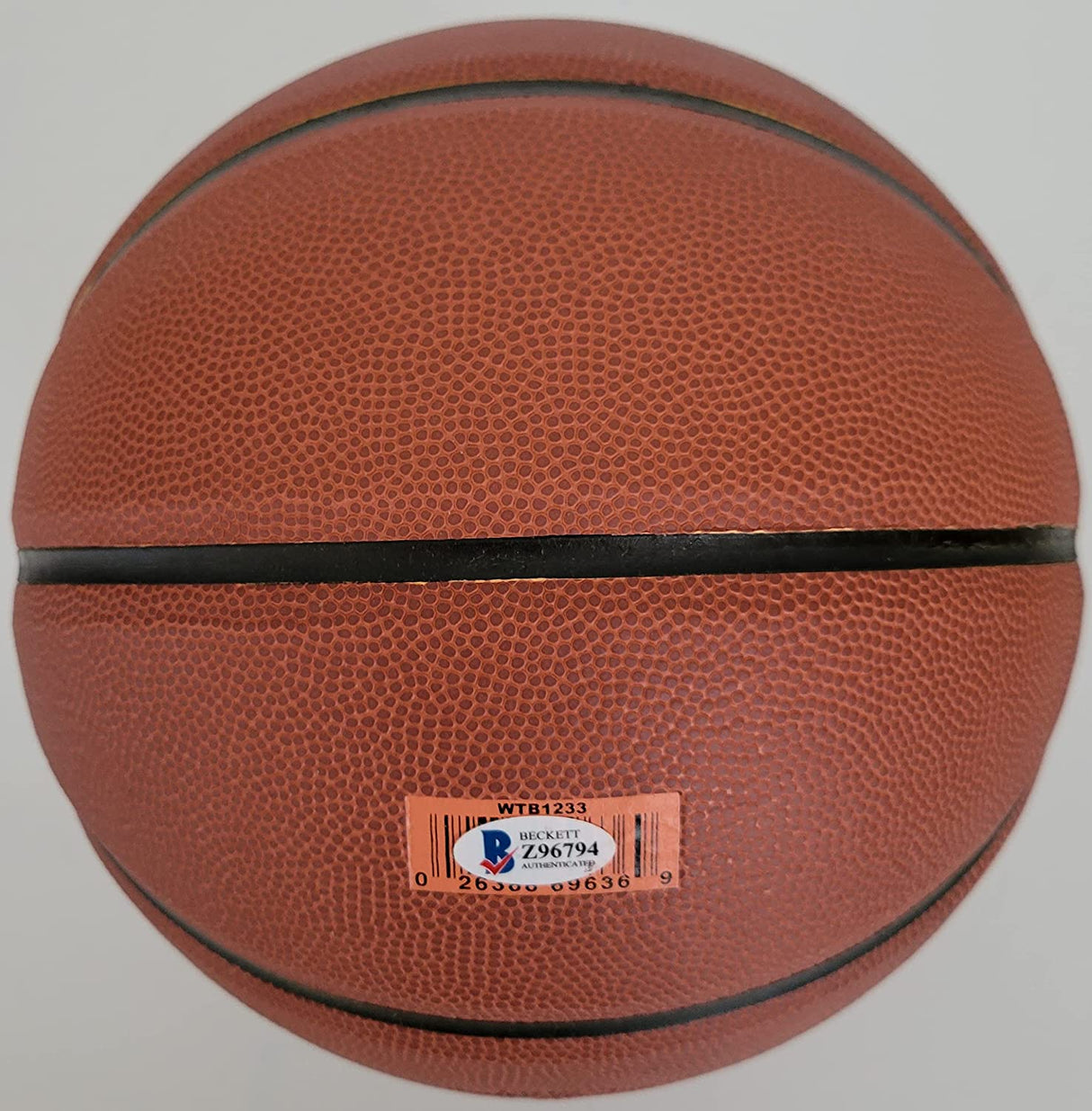 Jay Williams Duke Blue Devils signed NCAA basketball proof Beckett COA autographed