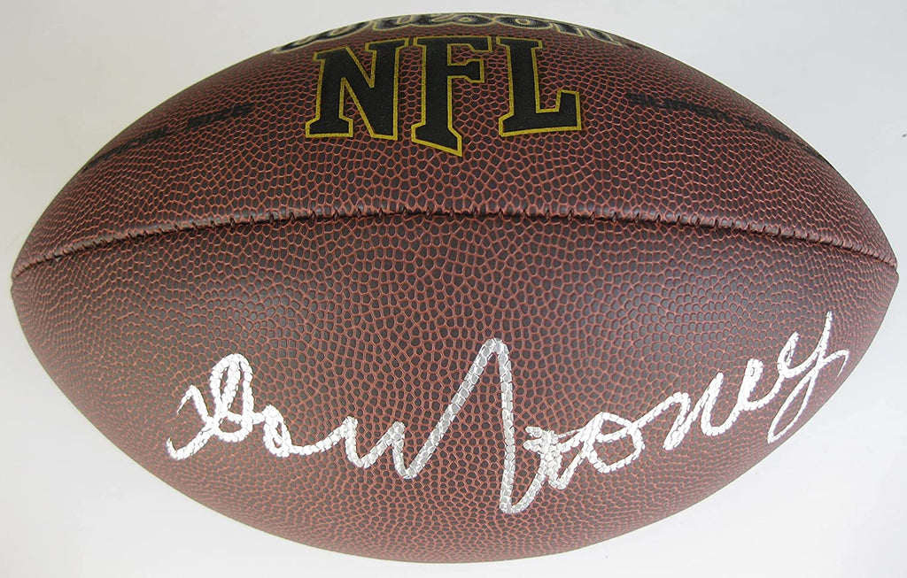 Dan Rooney Pittsburgh Steelers owner signed NFL football proof Beckett COA autographed