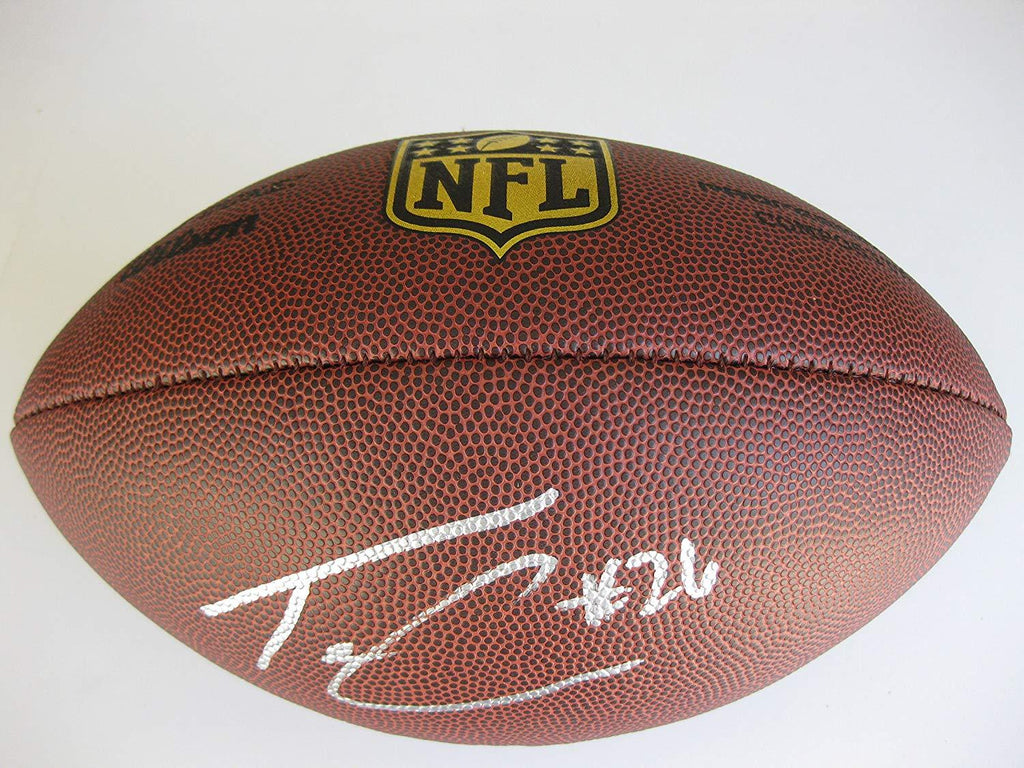 Tevin Coleman San Francisco 49ers signed, autographed, NFL Duke football, exact proof COA