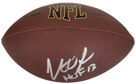 Jonathan Ogden Baltimore Ravens UCLA signed NFL football proof COA autographed