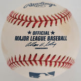 Terrence Long Oakland A's signed baseball COA proof autographed Mets Yankees