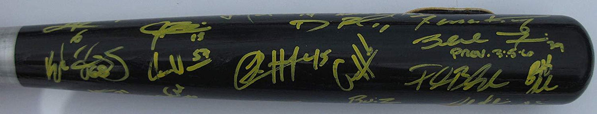 2019 Oakland Athletics, A's team signed autographed Baseball Bat, COA with the proof photos will be included
