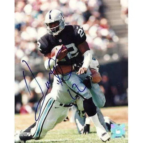Harvey Williams, Oakland Raiders, La Raiders, Lsu Tigers, Signed, Autographed, 8x10 Photo, Coa, Rare Hard Photo to Find