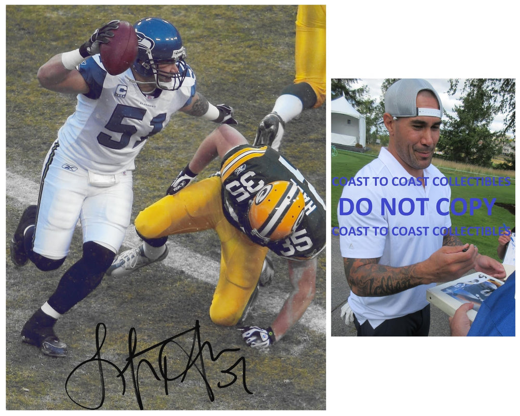 Lofa Tatupu signed Seattle Seahawks 8x10 photo COA proof autographed,