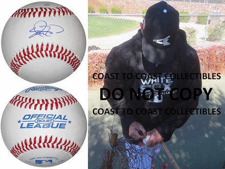 Aaron Rowand SF Giants White Sox Phillies signed autographed baseball COA proof