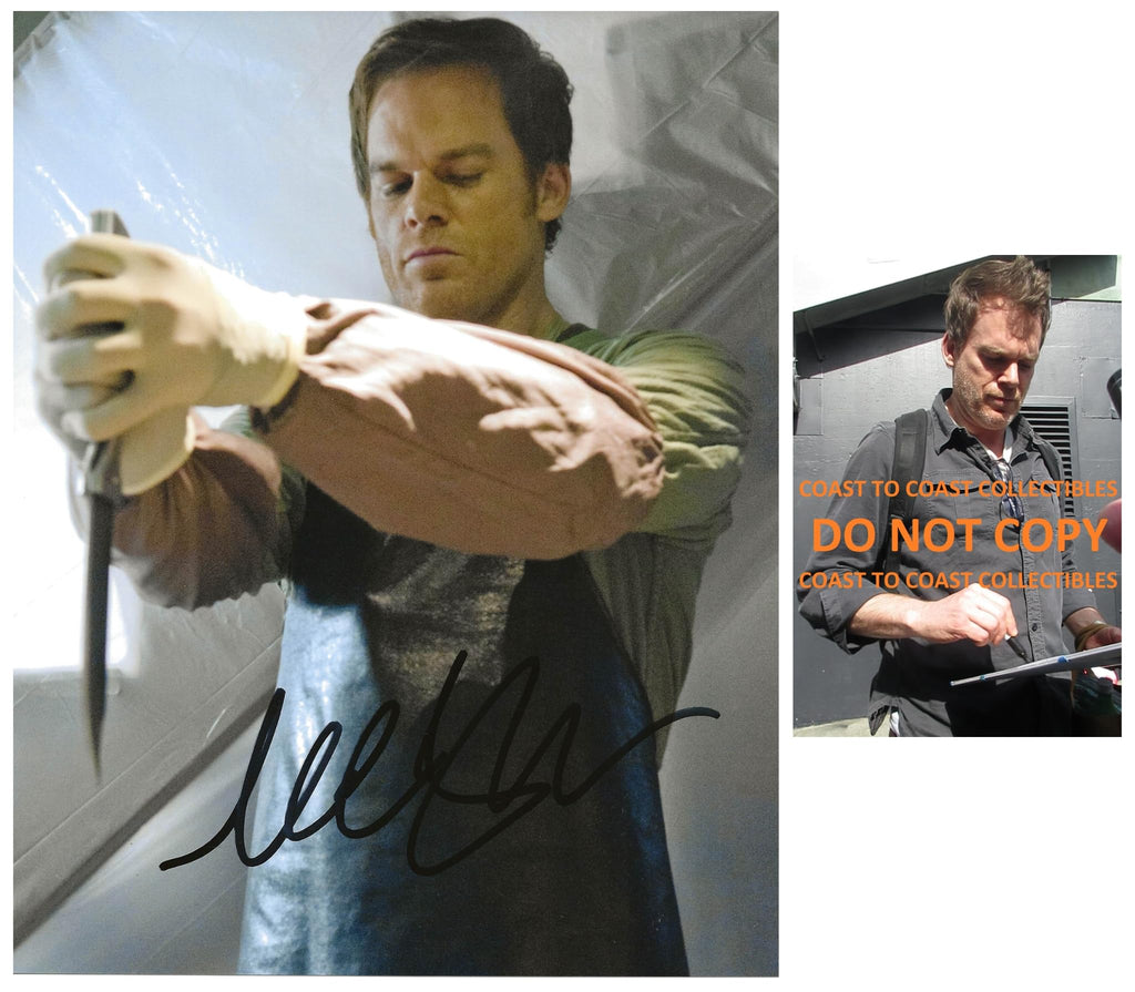 Michael C Hall Actor signed 8x10 photo COA proof autographed Dexter Six Feet Under STAR.