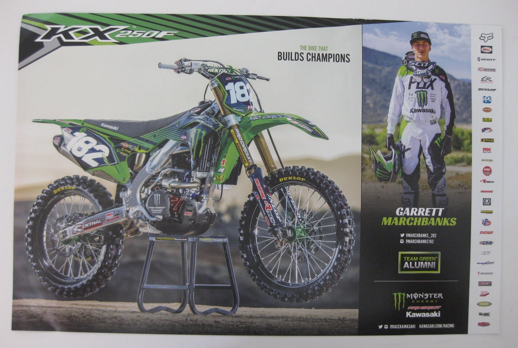 Garrett Marchbanks, Supercross, Motocross, Signed, Autographed, 11x17 Poster, COA Will Be Included