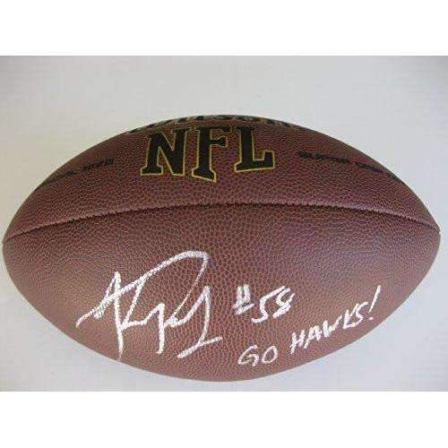 Kevin Pierre Louis, Seattle Seahawks, Boston College, Signed, Autographed, NFL Football, a COA with the Proof Photo of Kevin Signing Will Be Included with the Football