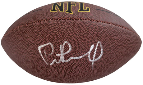Pete Carroll Seattle Seahawks USC Trojans signed football proof COA autographed