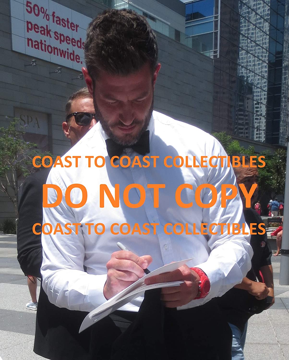 Jesse Palmer Florida Gators signed football 8x10 photo proof COA