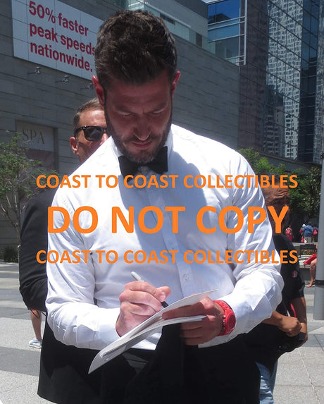 Jesse Palmer Florida Gators signed football 8x10 photo proof COA