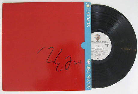 Mark Knopfler signed Dire Straits Making Movies album proof Beckett COA STAR