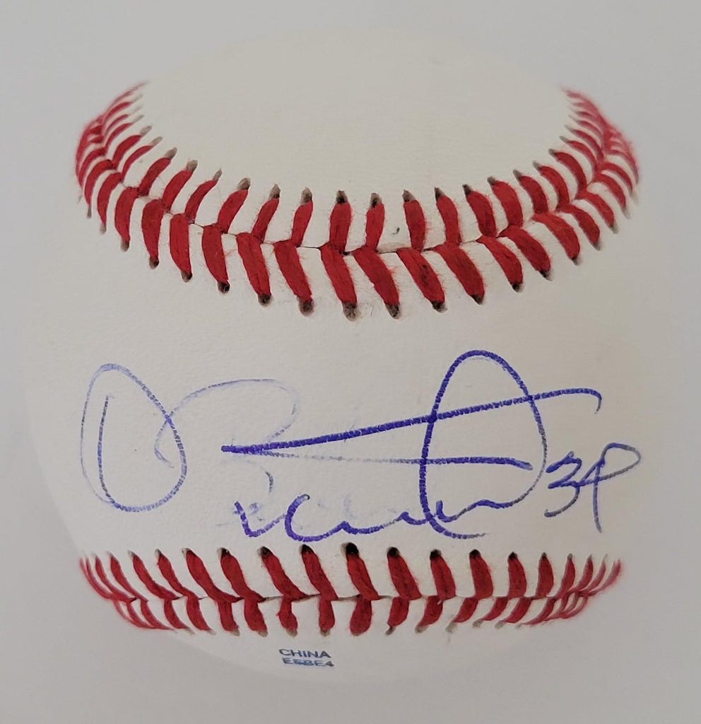 Dave Stewart Oakland A's LA Dodgers signed baseball COA proof autographed