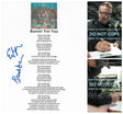 Dharma,Bloom signed Blue Oyster Cult Burnin For You Lyrics sheet COA Proof STAR