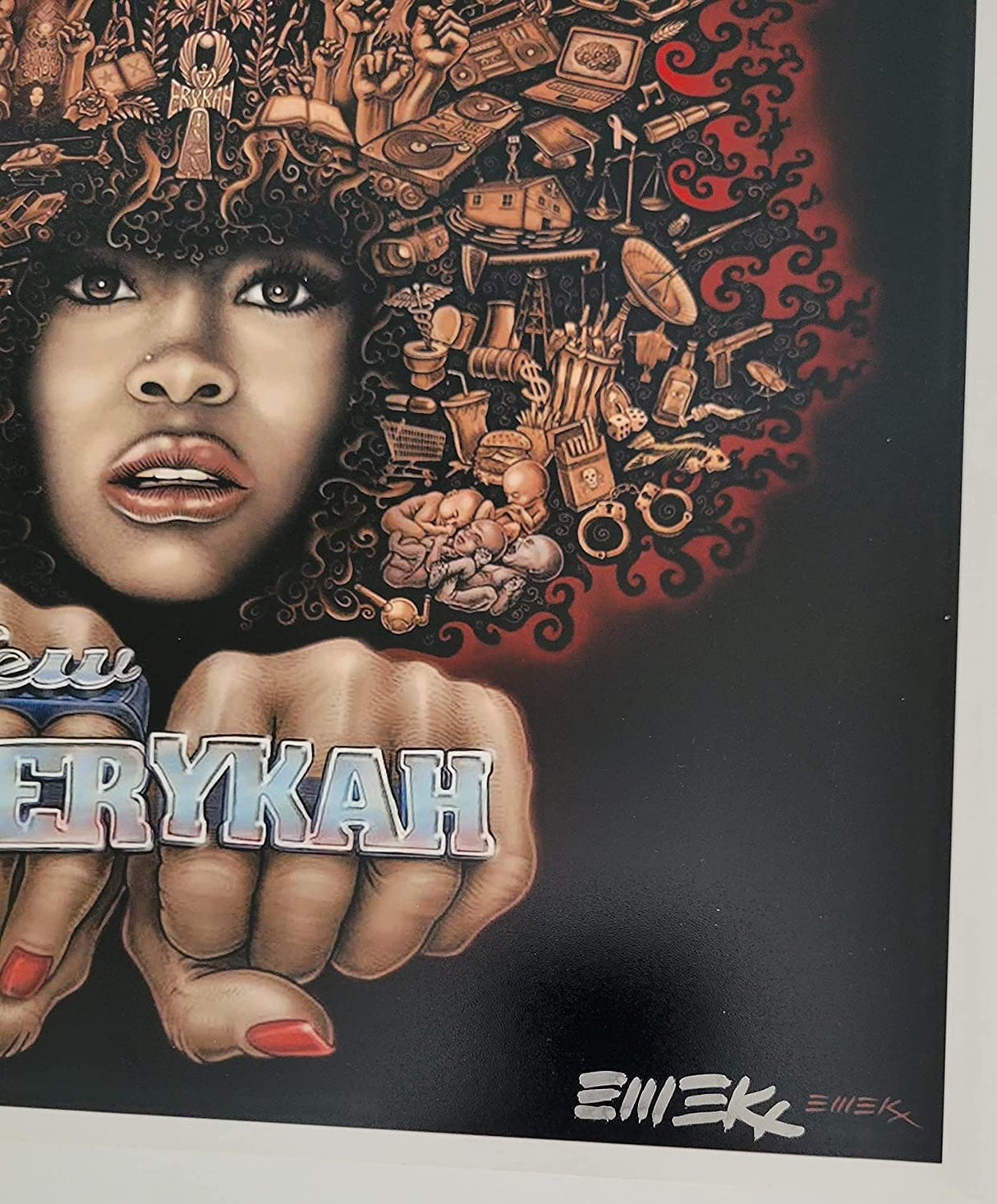 Emek Golan signed New Amerykah part one 12x12 album photo COA proof autographed STAR