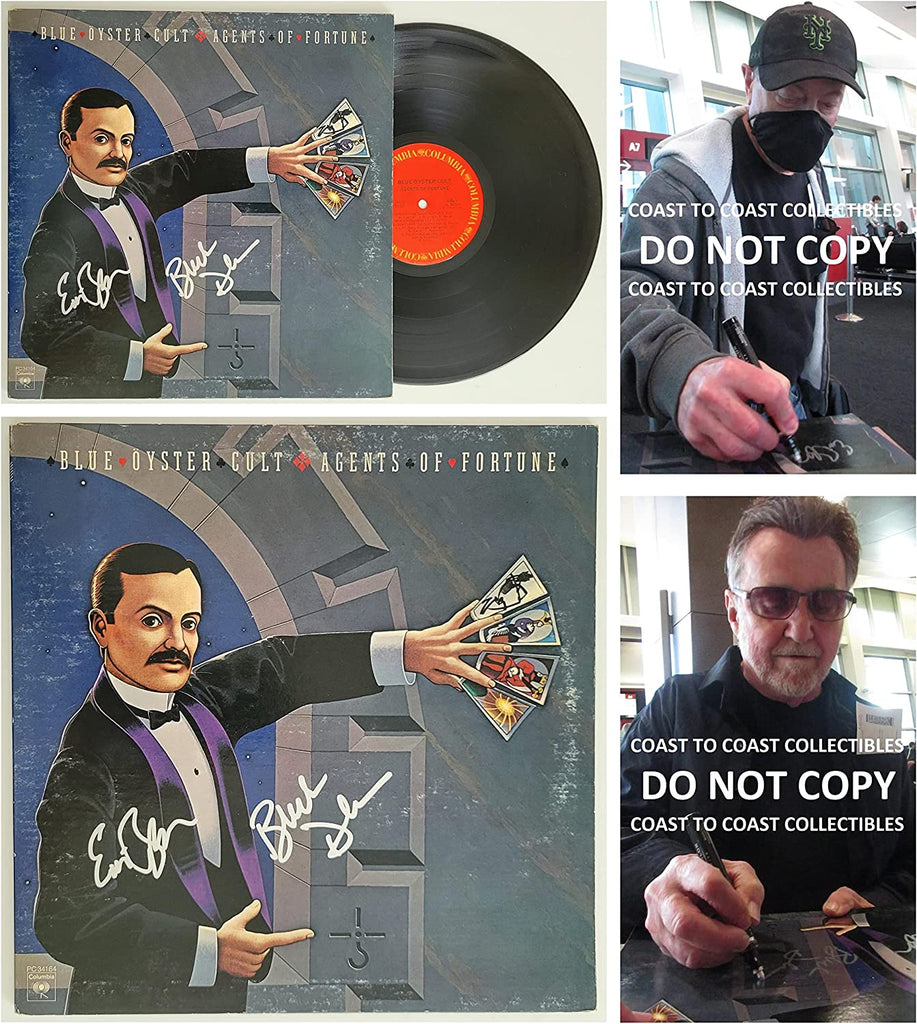 Buck Dharma Eric Bloom signed Blue Oyster Cult album COA exact proof,autographed autographed STAR