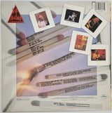 Def Leppard signed Pyromania album COA exact proof Elliott,Allen,Collen,Savage STAR