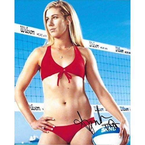 April Ross, Olympics, Volleyball Player, signed, autographed, 8x10 photo - COA with proof included