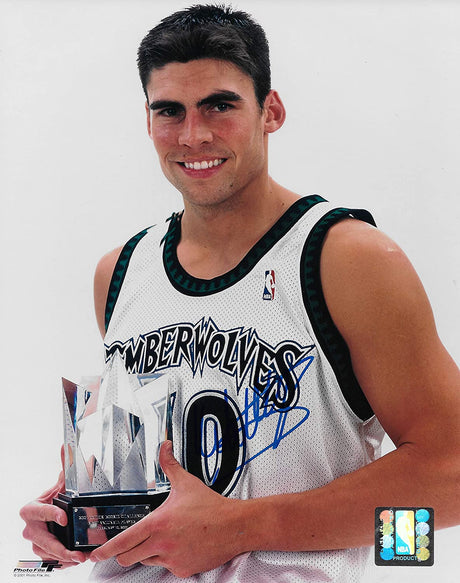Wally Szczerbiak autographed Minnesota Timberwolves basketball 8x10 photo COA