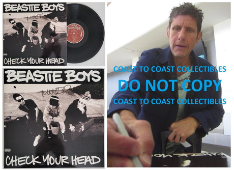 Mike Diamond signed Beastie Boys Check Your Head album vinyl Proof Beckett COA autographed STAR
