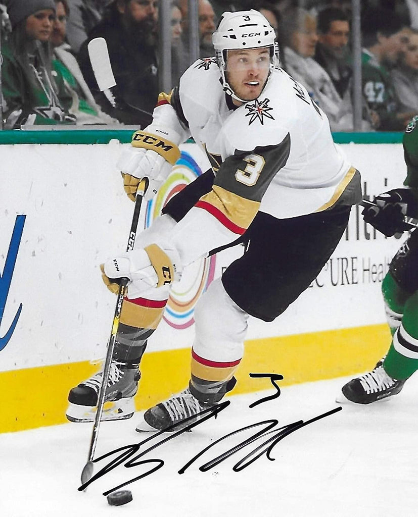 Brayden McNabb Las Vegas Knights signed autographed Hockey 8x10 photo proof COA