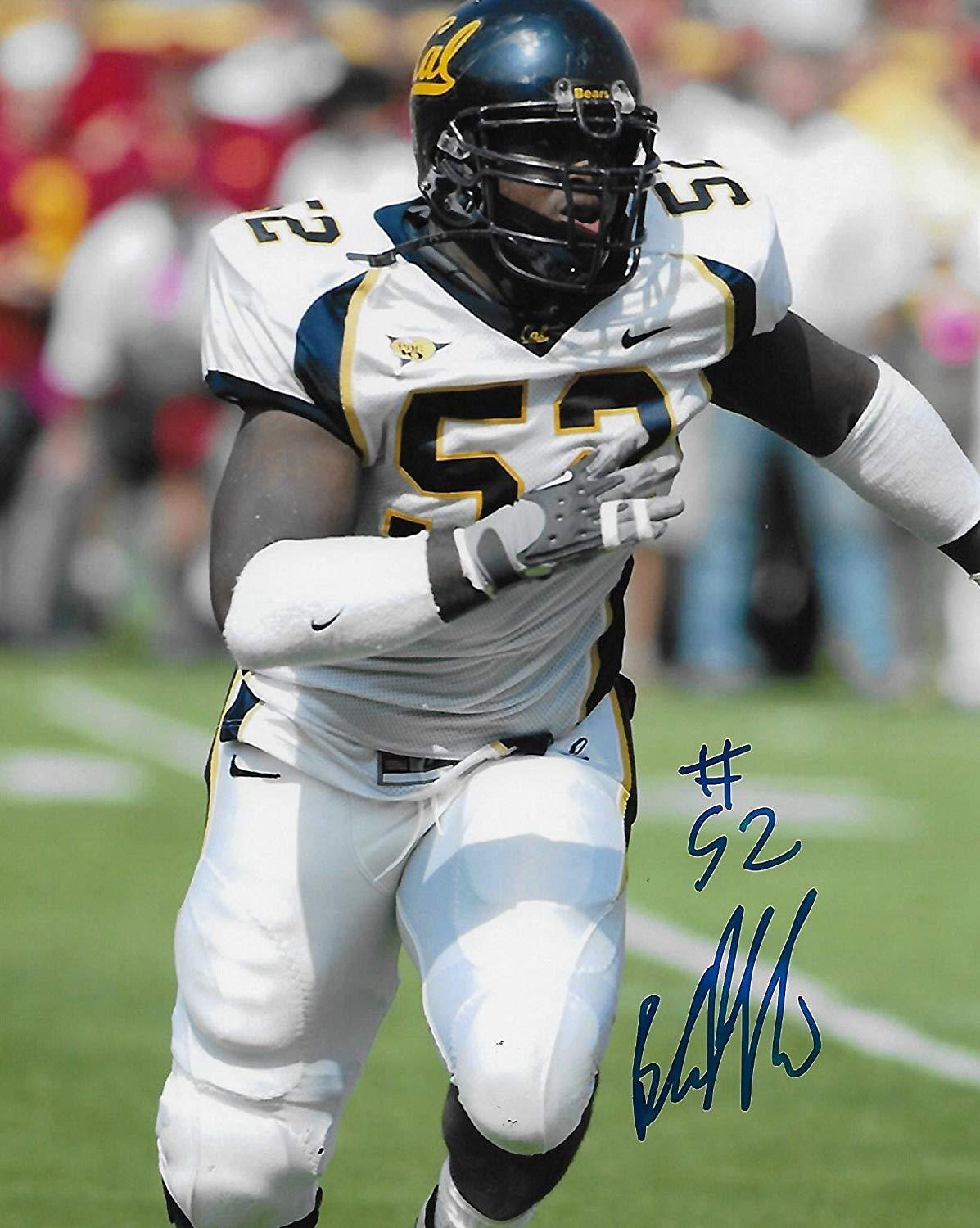 Brandon Mebane, California Bears, Cal, signed autographed, 8x10 photo, COA.