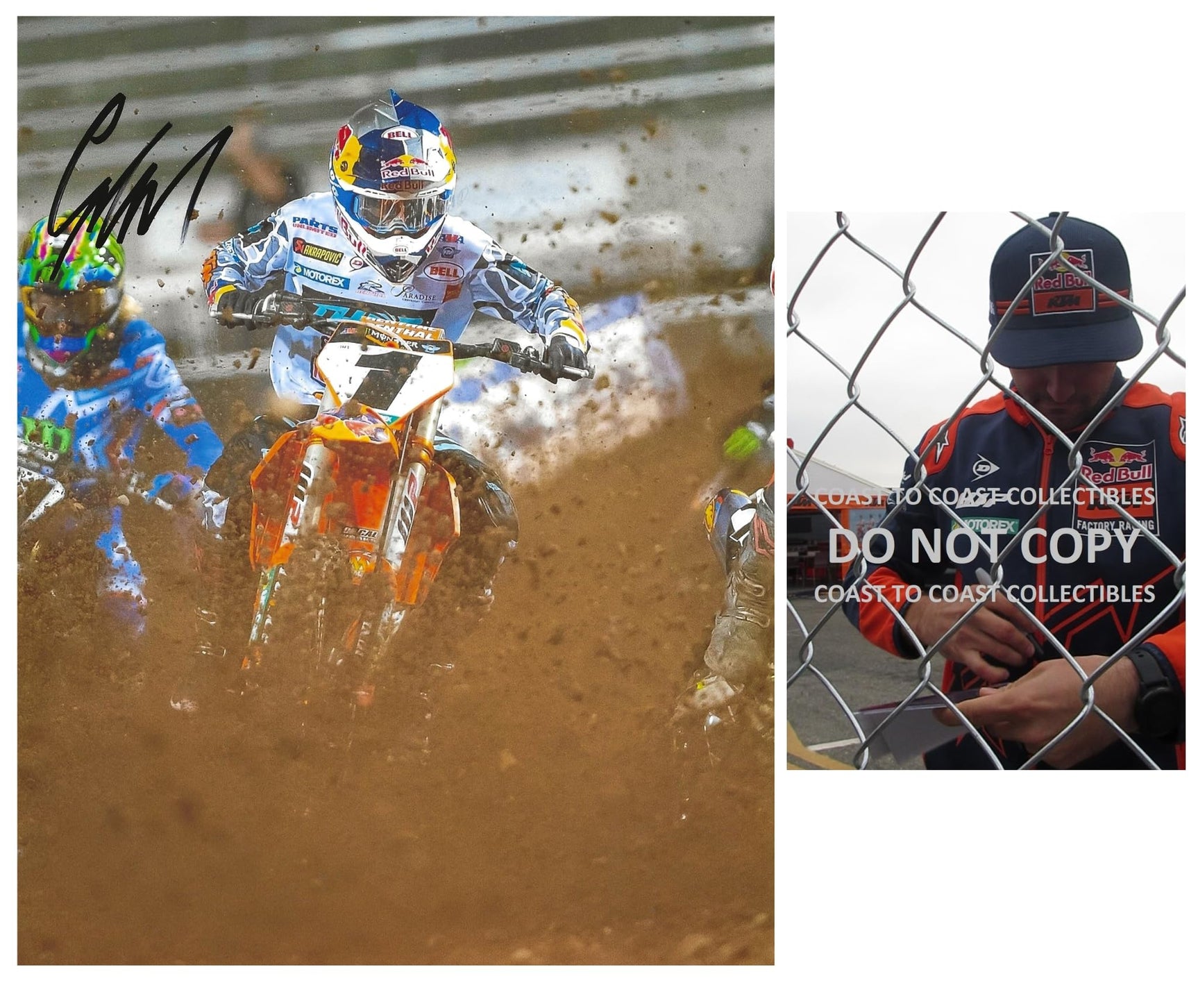 Cooper Webb Signed 8x10 Photo COA Proof Autographed Supercross Motocross...