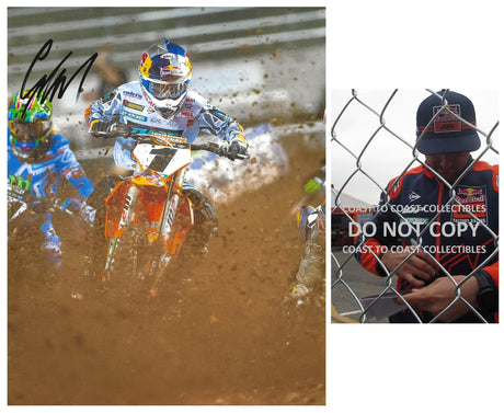 Cooper Webb Signed 8x10 Photo COA Proof Autographed Supercross Motocross...