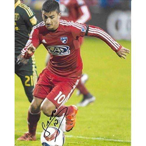 Mauro Diaz, FC Dallas, Argentine, Signed, Autographed, 8x10 Photo, a Coa with the Proof Photo of Mauro Signing the Ball Will Be Included.