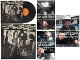 Cheap Trick band signed album Vinyl COA proof Robin Zander,Rick Nielsen,Tom Peterson star