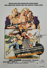 Angie Dickinson Tom Skerritt signed 12x18 Big Bad Mama movie photo poster COA proof STAR