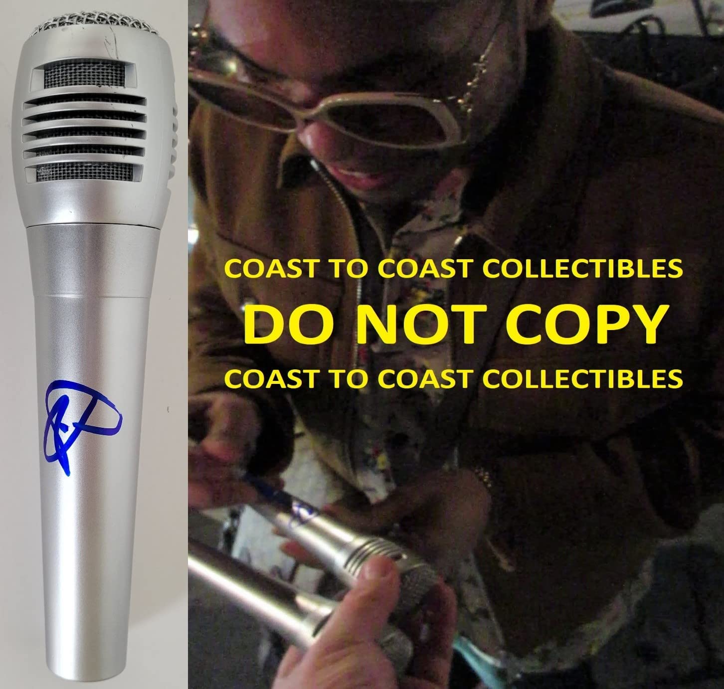 Anderson Paak singer songwriter signed Microphone COA proof autographed Mic STAR