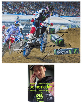 Christian Craig motocross supercross signed 8x10 photo COA proof autographed..
