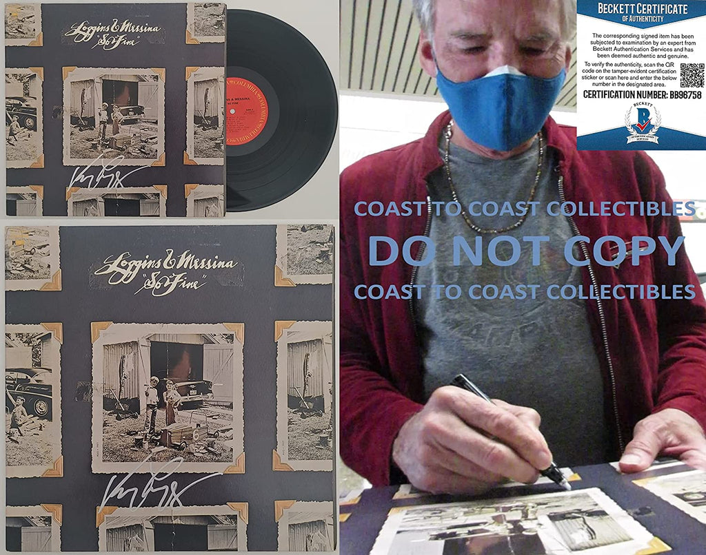Kenny Loggins signed autographed So Fine album vinyl record proof Beckett COA STAR