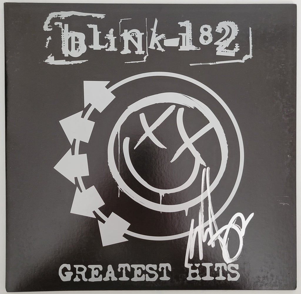 Mark Hoppus signed Blink 182 Greatest Hits album COA exact proof STAR autographed