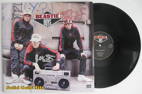 Mike Diamond signed Beastie Boys Solid Gold Hits album vinyl Proof Beckett COA autograph STAR