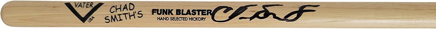 Chad Smith Red Hot Chili Peppers Drummer signed Drumstick COA proof autographed STAR.
