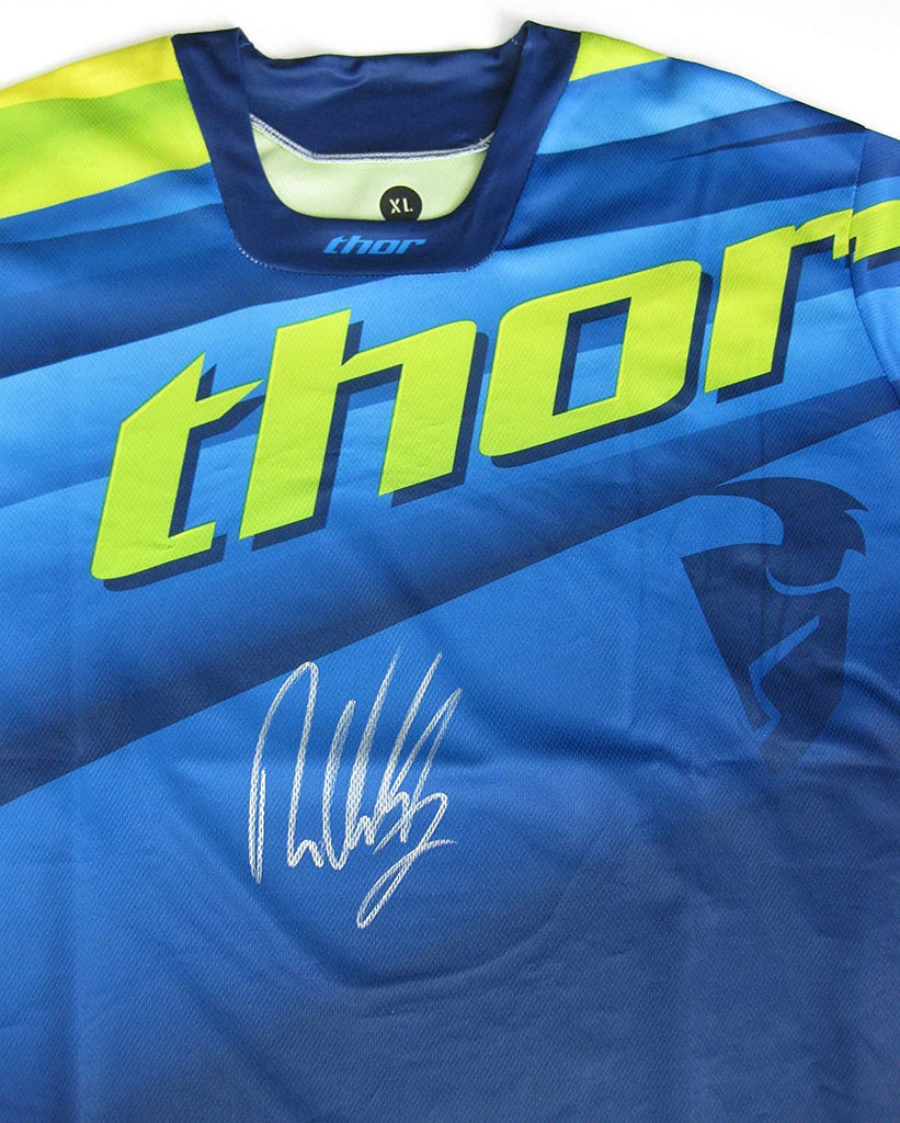 Ryan Villopoto Motocross Supercross signed Thor Jersey proof Beckett COA autographed