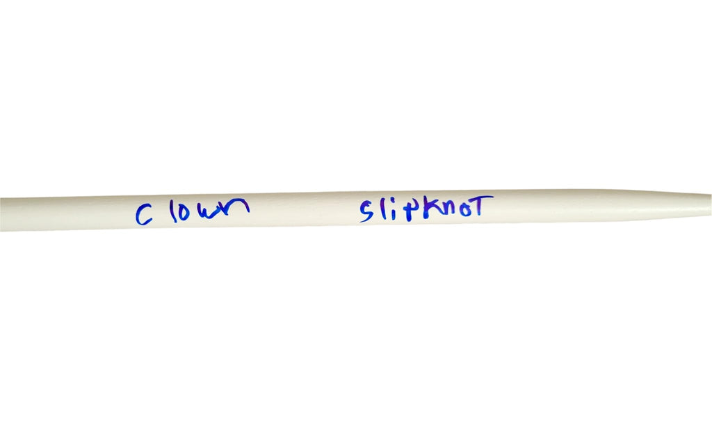 Clown Shawn Crahan Signed Drumstick COA Proof Slipknot Drummer Autographed