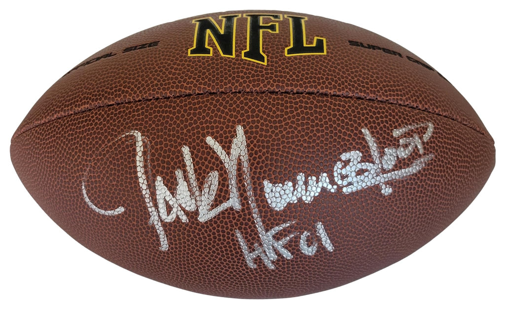 Jack Youngblood LA Rams signed NFL football proof COA autographed